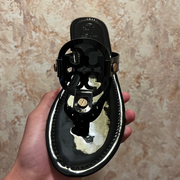 Black Tory Burch Sandals with Box - Picture 3 of 4